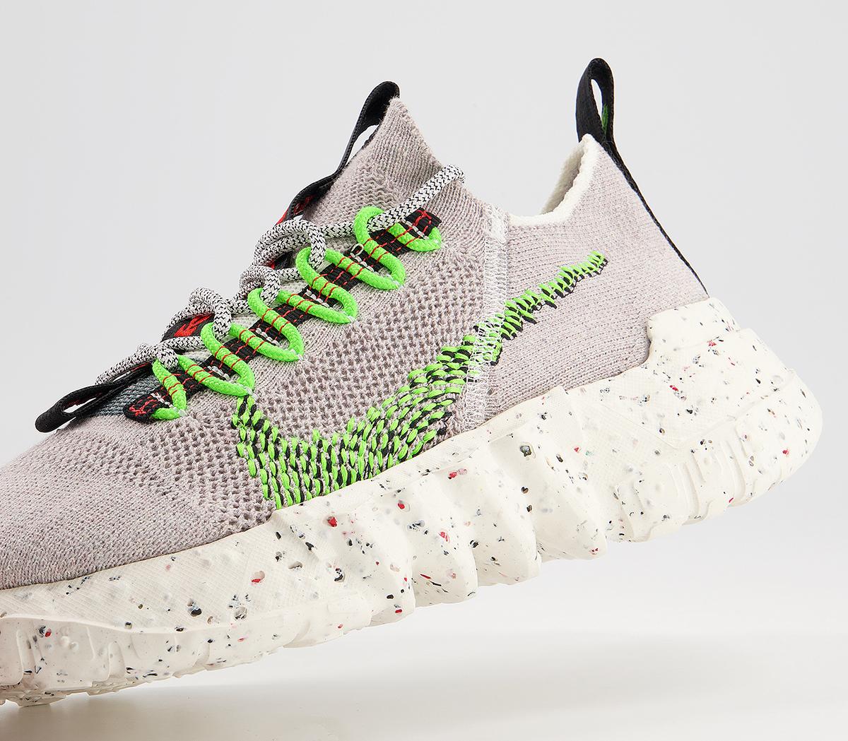 Nike Space Hippie 01 Trainers Nike Space Hippie 01 Trainers Vast Grey Electric Green Black