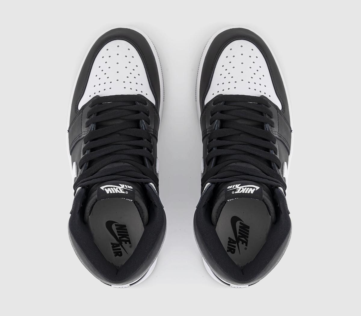 JordanAir Jordan 1 High Trainers Black White White
