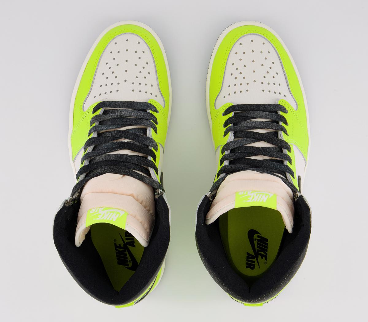 JordanAir Jordan 1 High TrainersVolt Black Sail