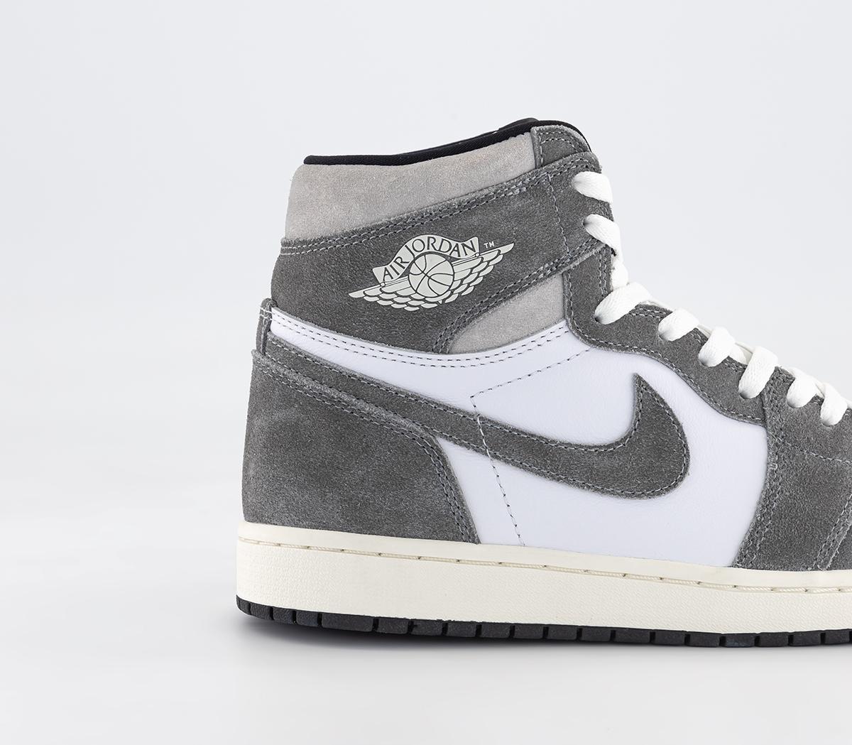 Jordan Air Jordan 1 High Trainers Washed Suede Unisex Sports