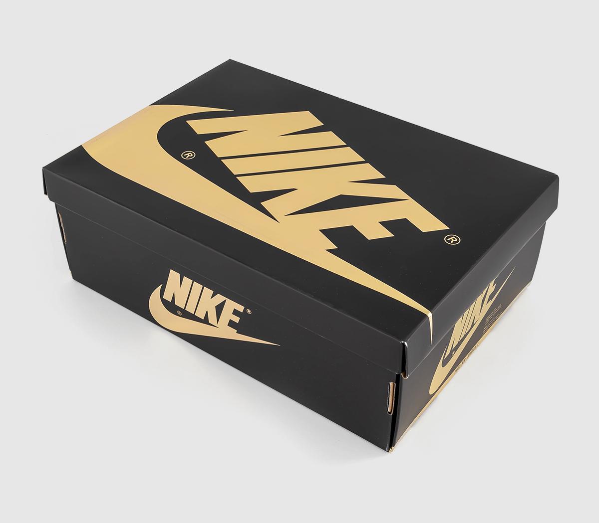 gold jordan shoe box
