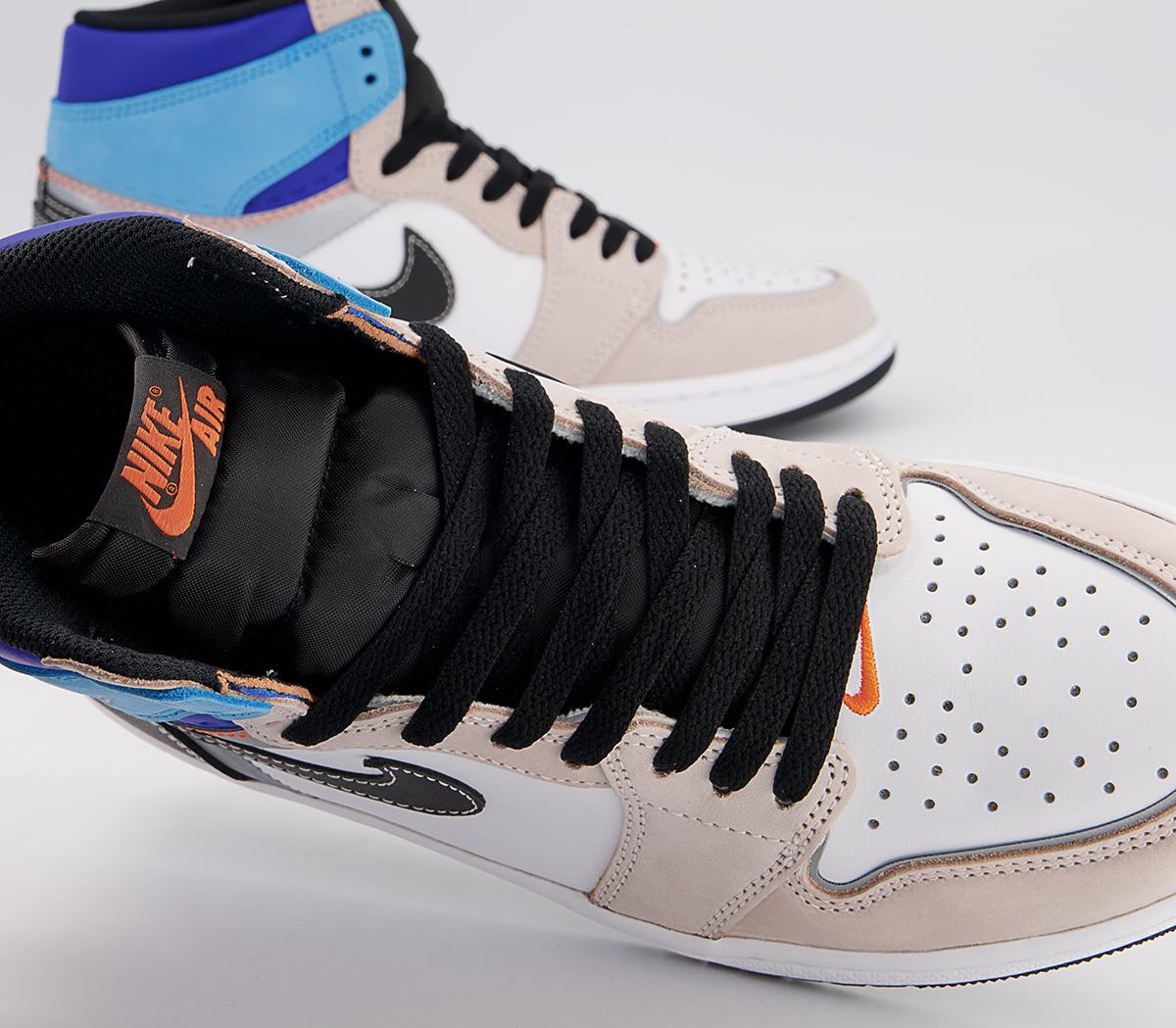 Jordan Air Jordan High White Total Orange Multi Color Multi