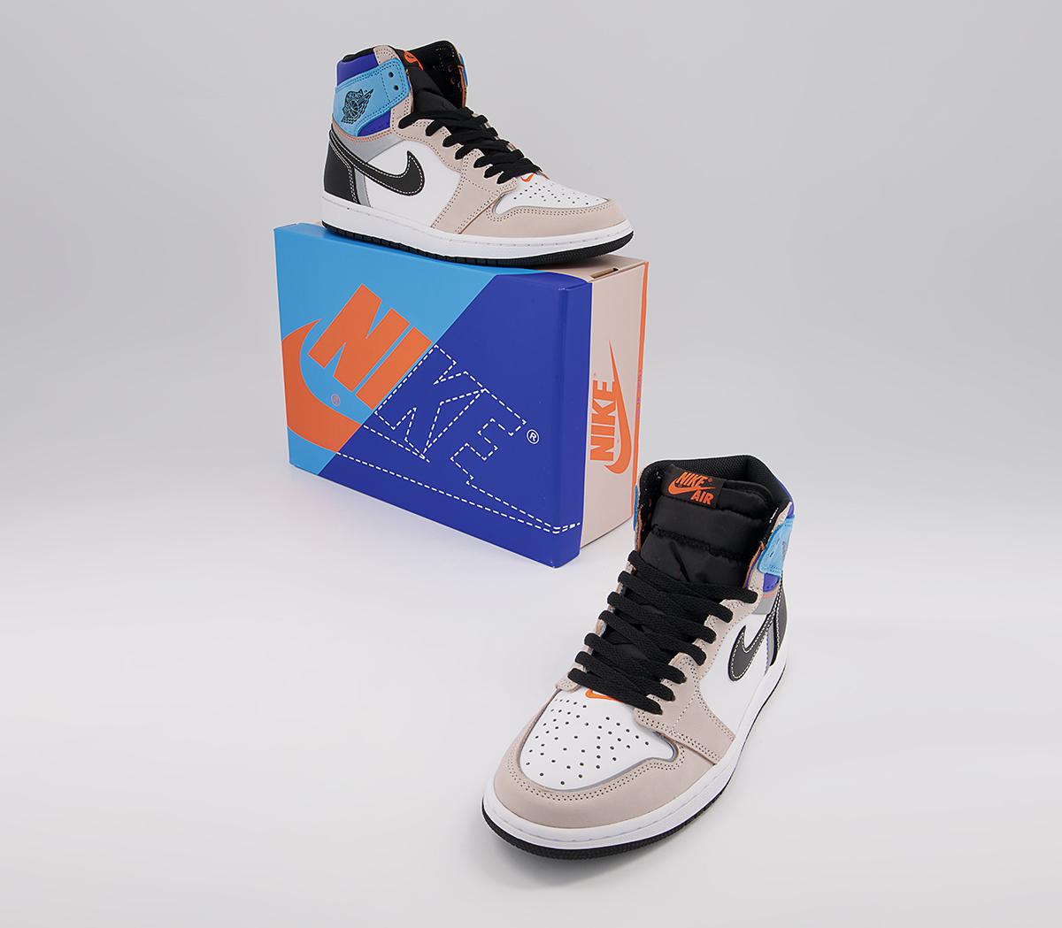 jordan 1 retro high white orange multi