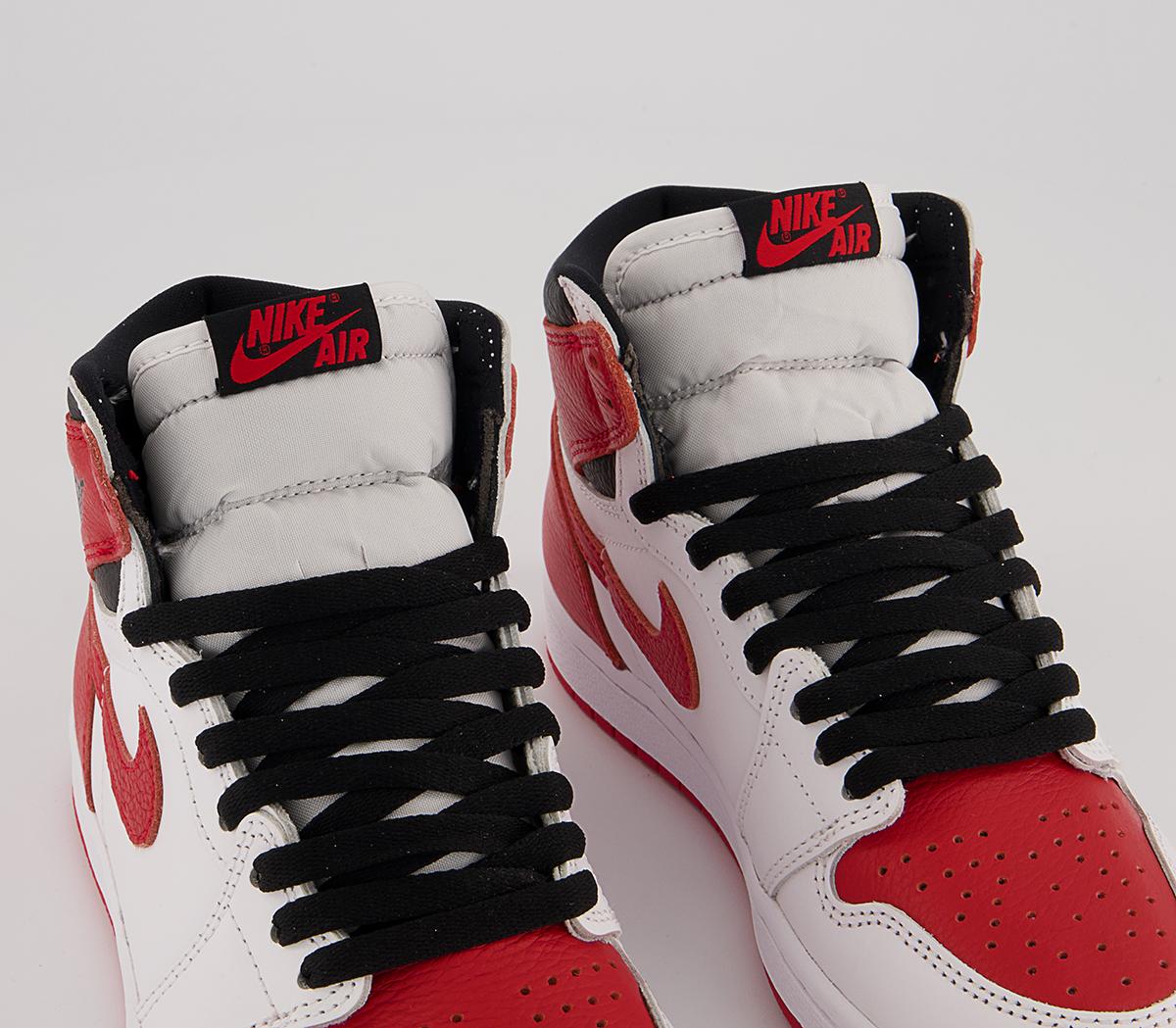 Jordan Air Jordan 1 High Trainers Jordan Air Jordan 1 High Trainers White Univ Red Black