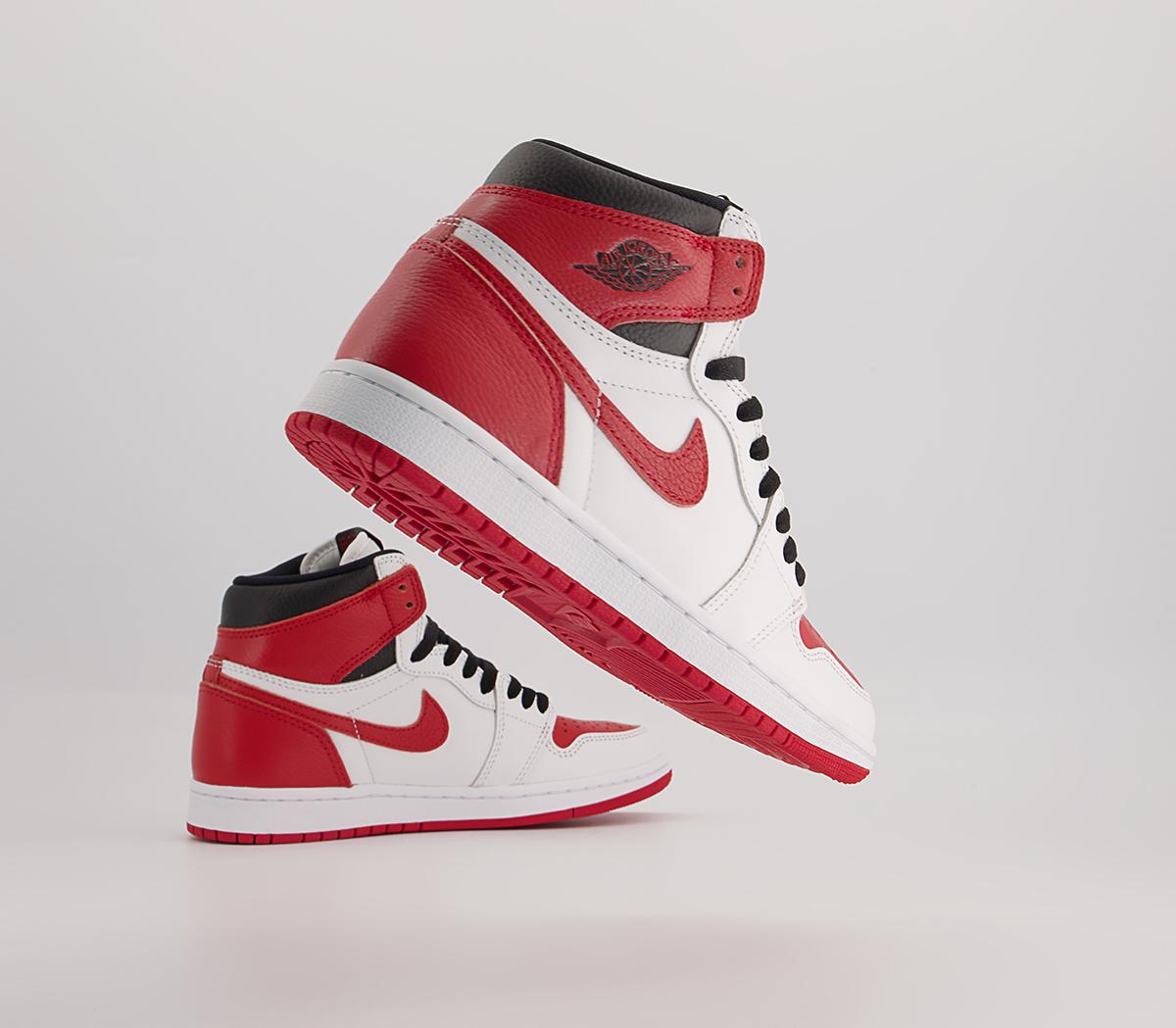 Jordan Air Jordan 1 High Trainers Jordan Air Jordan 1 High Trainers White Univ Red Black