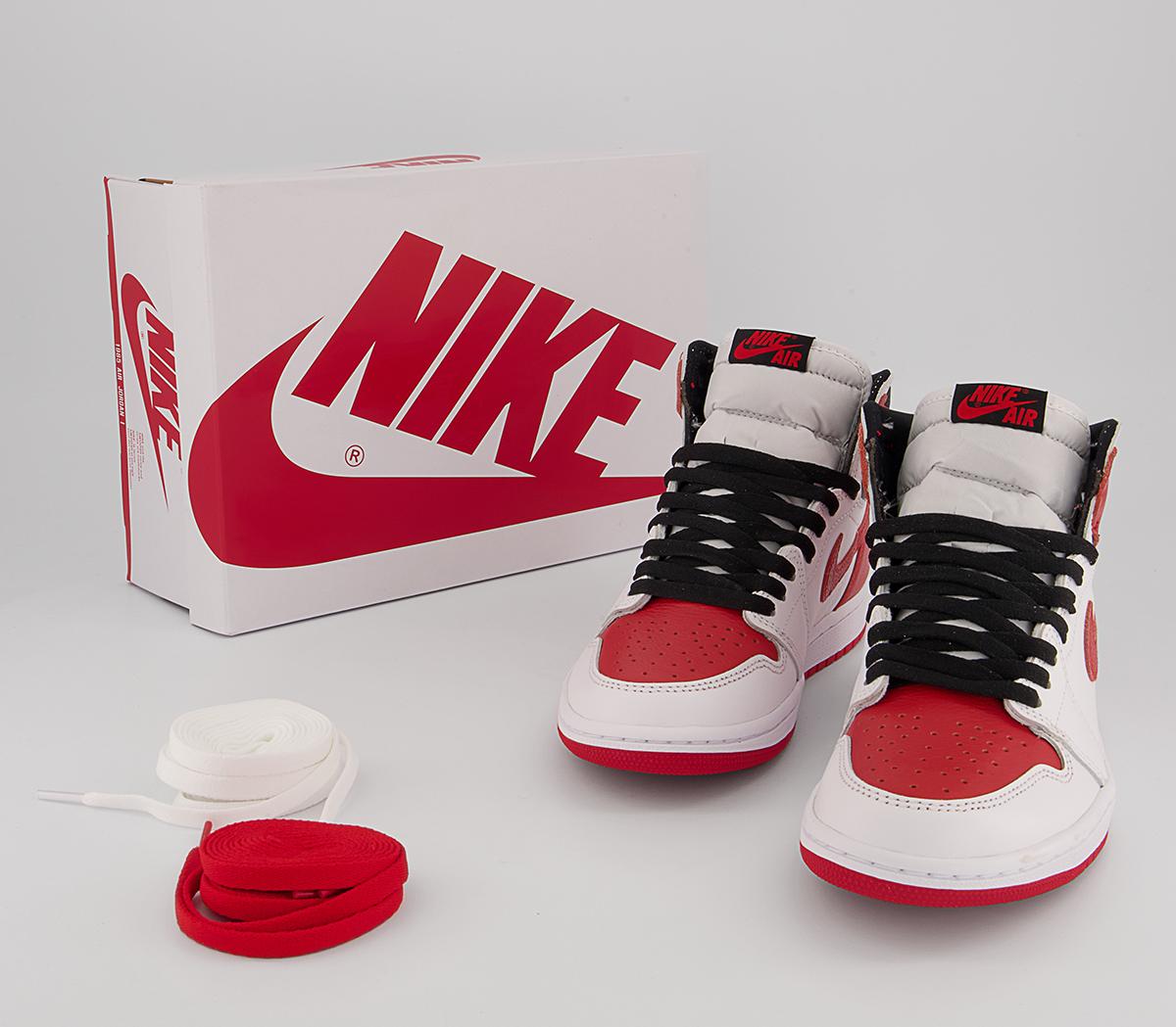 Jordan Air Jordan 1 High Trainers Jordan Air Jordan 1 High Trainers White Univ Red Black