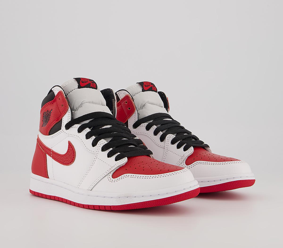 Jordan Air Jordan 1 High Trainers Jordan Air Jordan 1 High Trainers White Univ Red Black