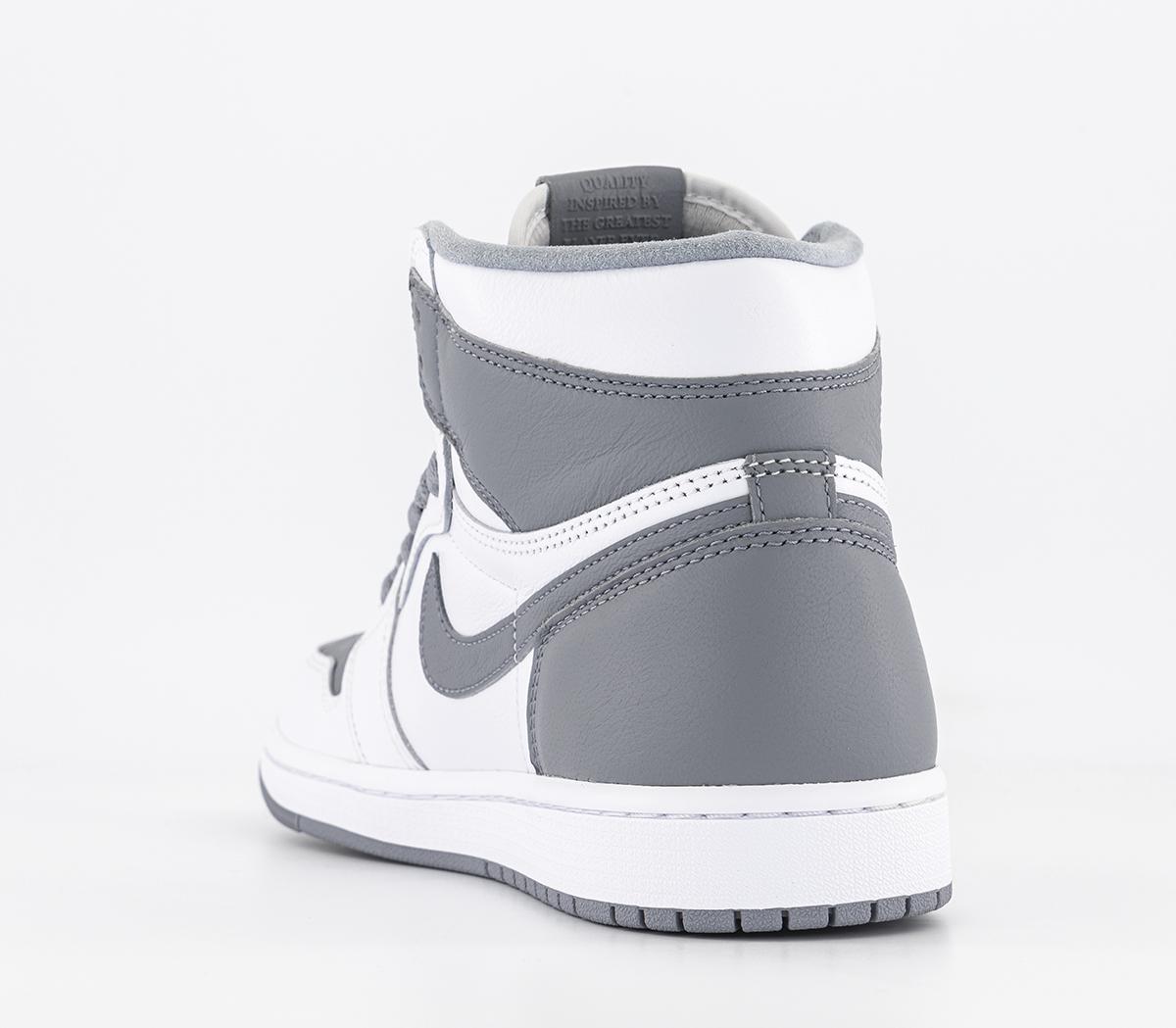 JordanAir Jordan 1 High TrainersStealth White