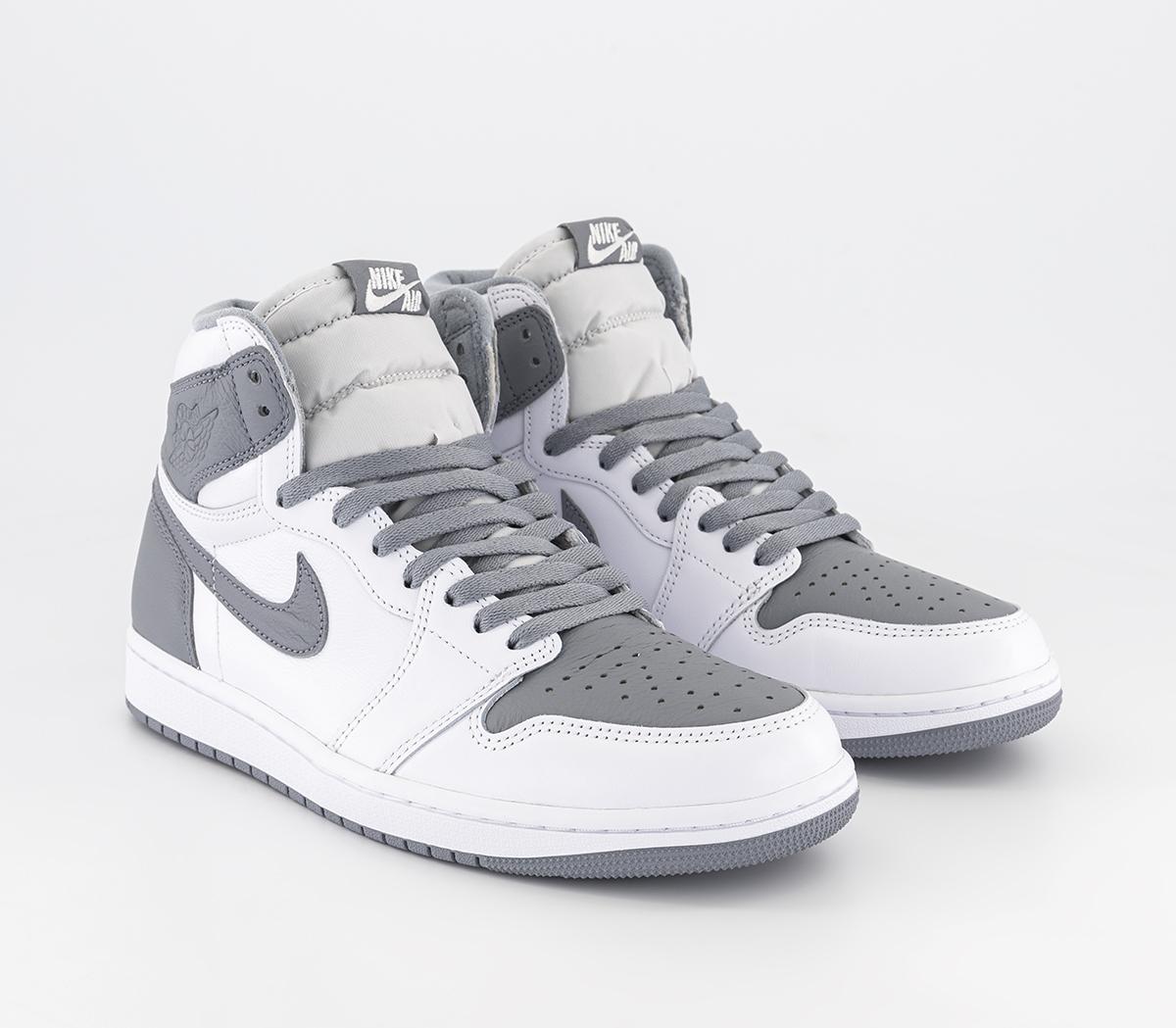 JordanAir Jordan 1 High TrainersStealth White