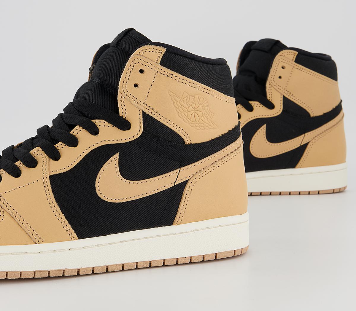 Jordan Air Jordan Retro High “Heirloom” Vachetta Tan Black Sail