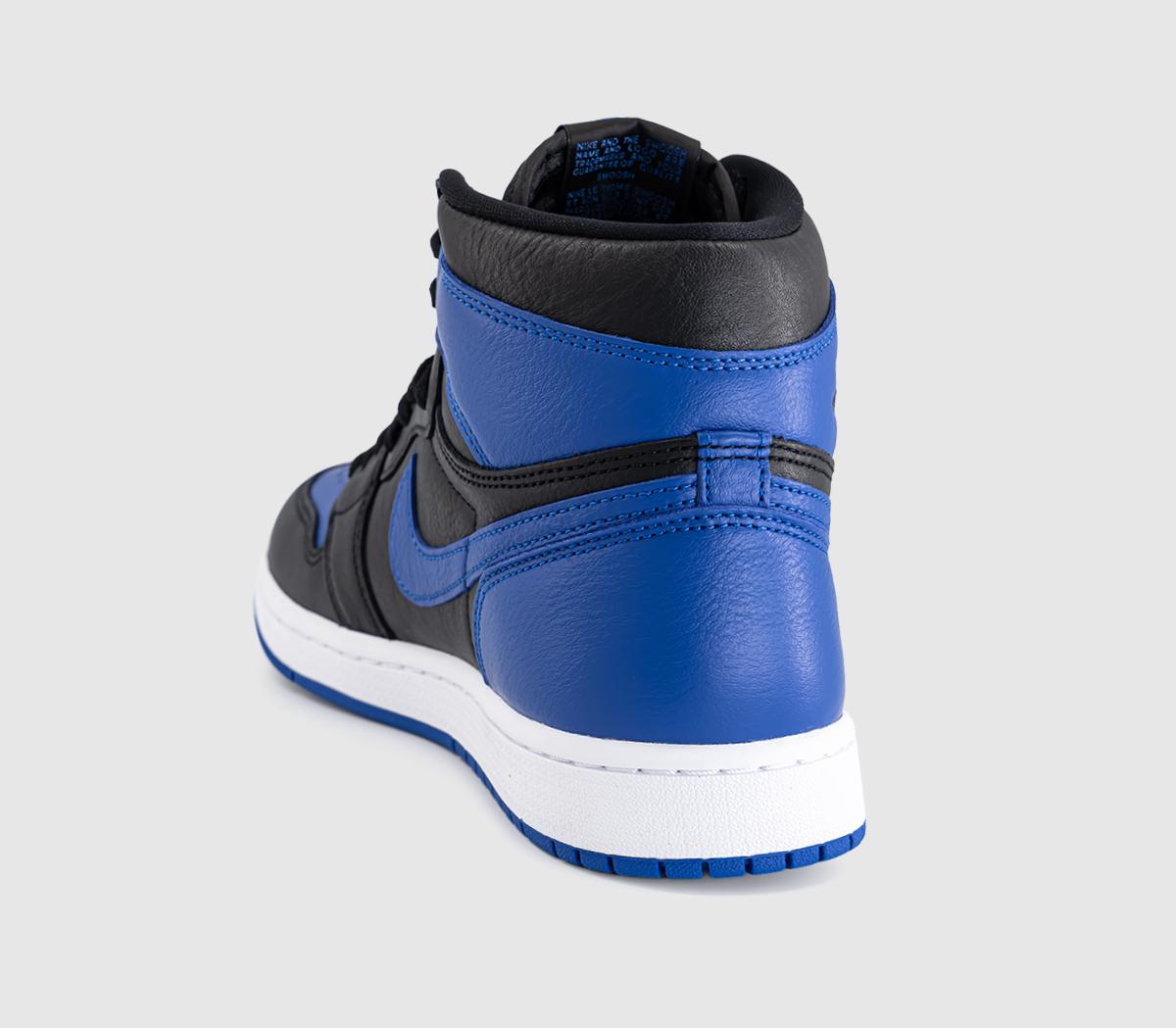 JordanAir Jordan 1 High TrainersBlack Royal Blue