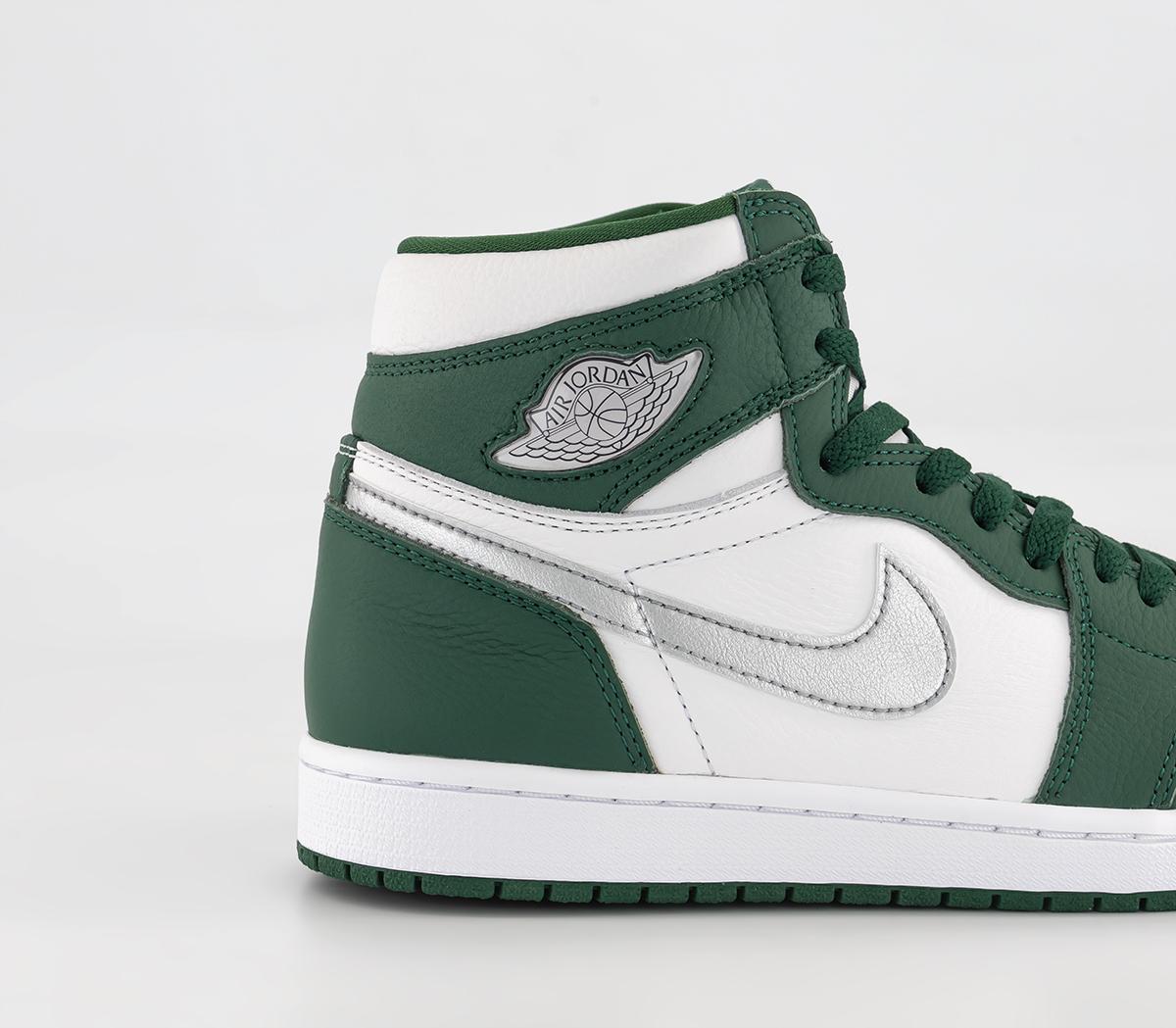 Jordan Air Jordan 1 High Trainers Gorge Green - Men's Trainers
