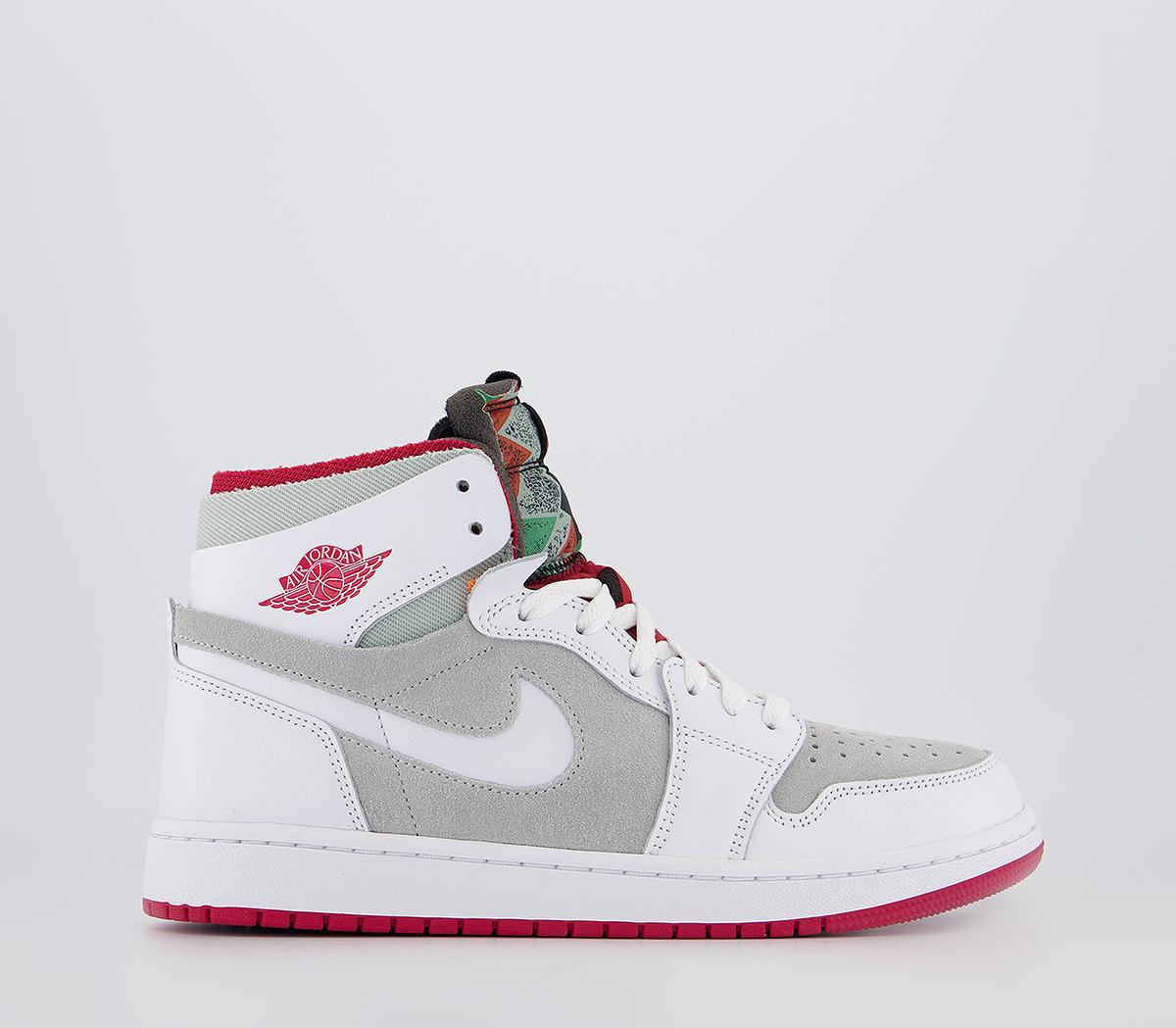 Red white and silver best sale jordan 1