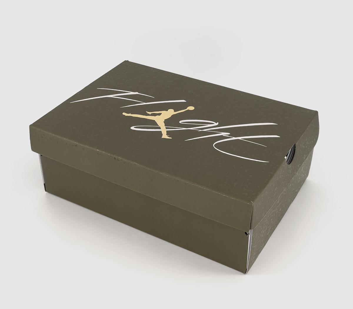 JordanAir Jordan 4 TrainersMedium Olive Pale Vanilla Cargo Khaki