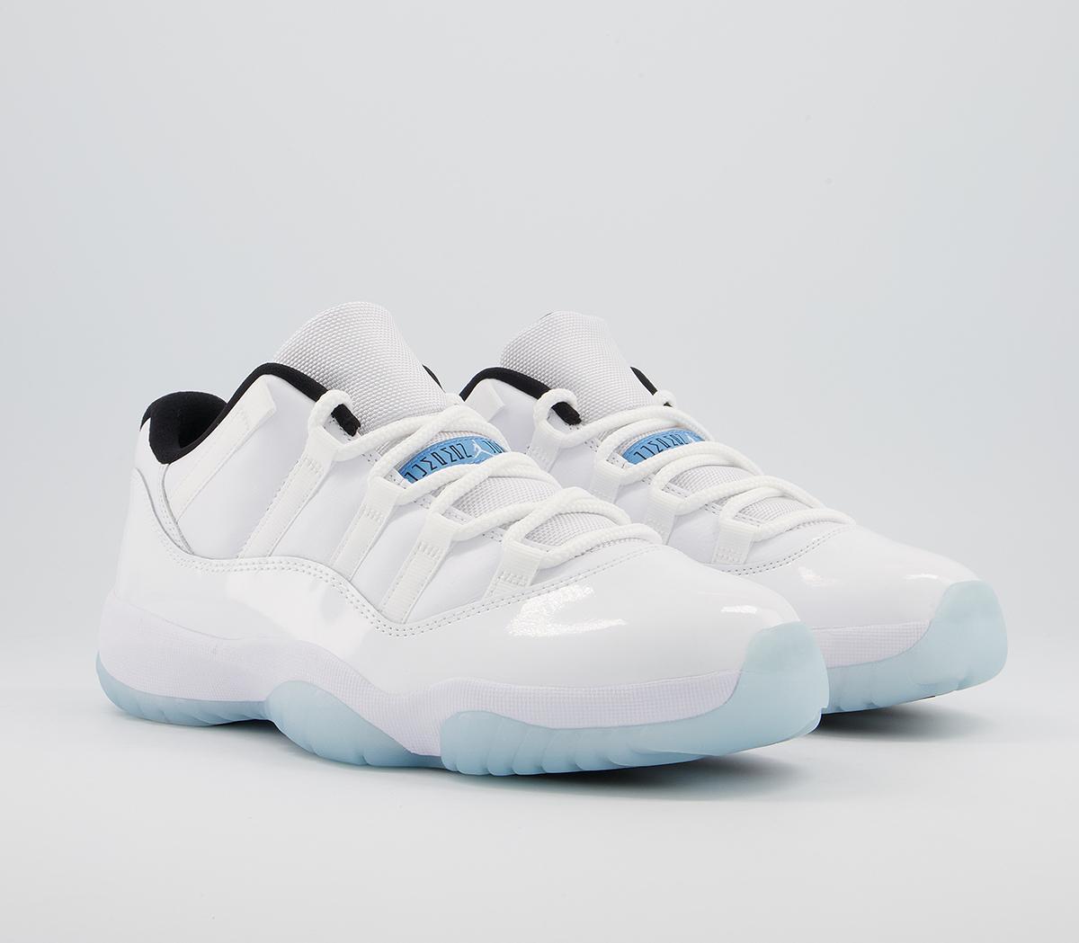 Jordan Air Jordan 11 Low Trainers White Legend Blue White Black