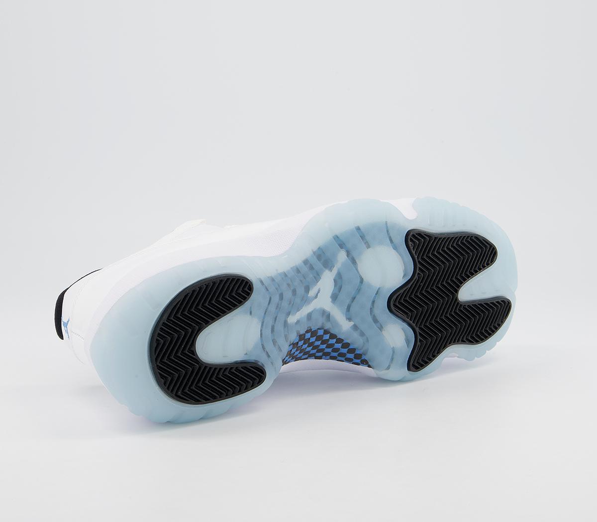 JordanAir Jordan 11 Low TrainersWhite Legend Blue White Black Columbia