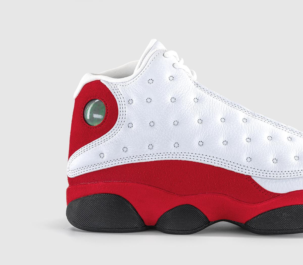 JordanAir Jordan 13 TrainersWhite Black True Red