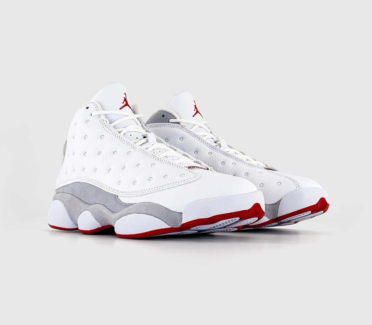 red white jordans 13