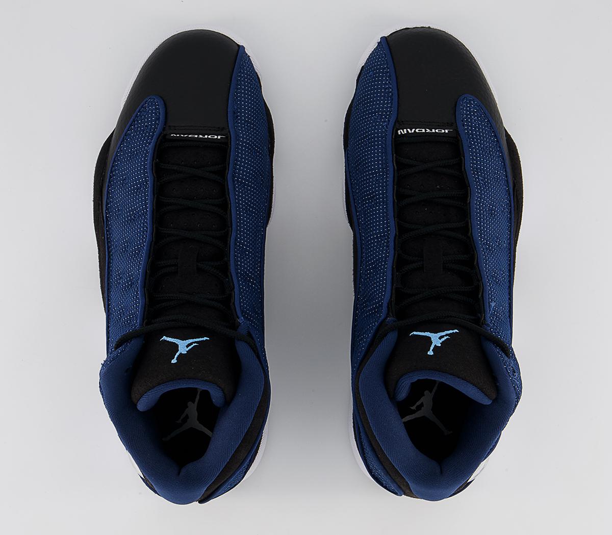 Jordan Air Jordan 13 Trainers Jordan Air Jordan 13 Trainers Navy Univ Blue Blackwhite