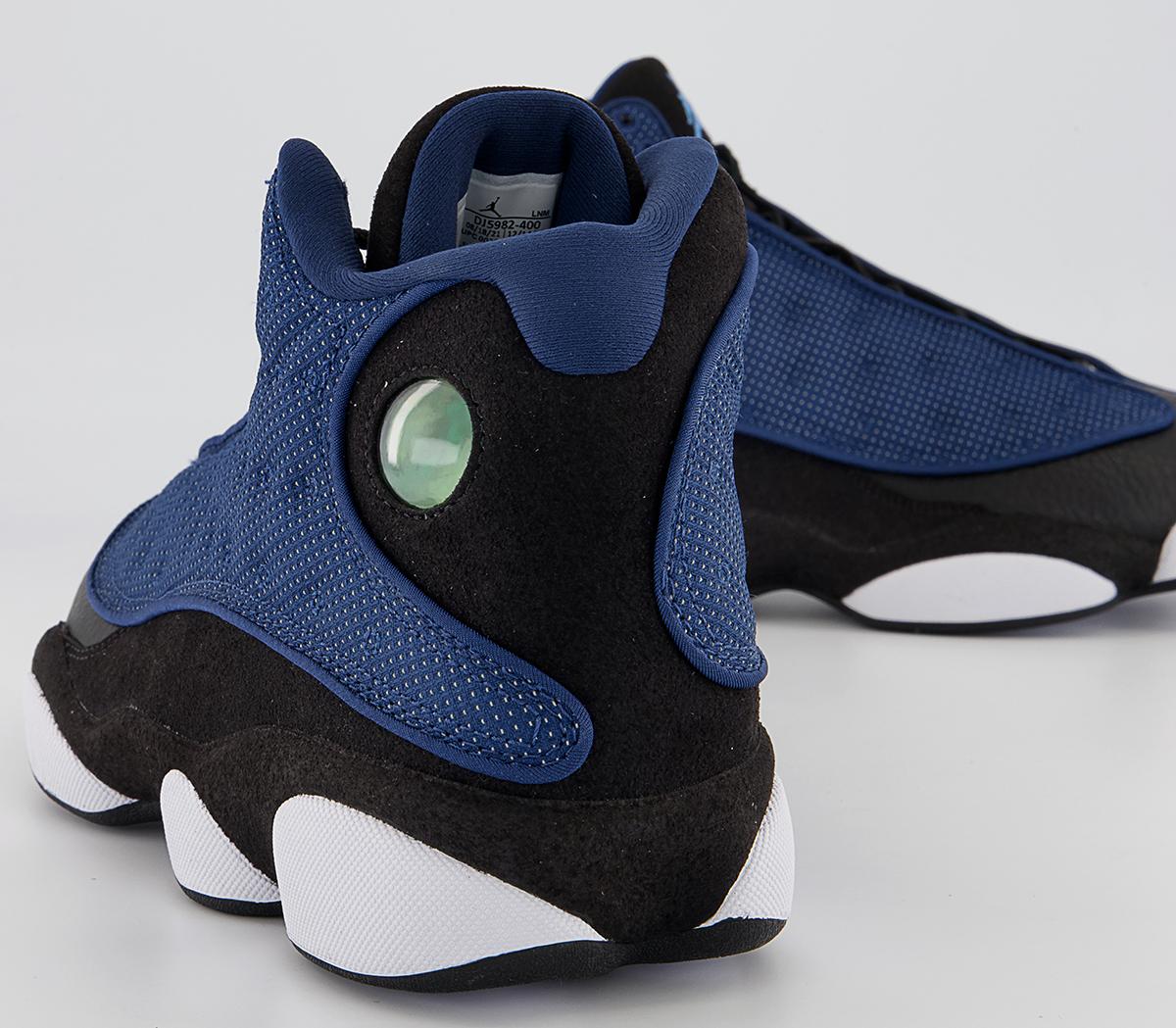 Jordan Air Jordan 13 Trainers Jordan Air Jordan 13 Trainers Navy Univ Blue Blackwhite