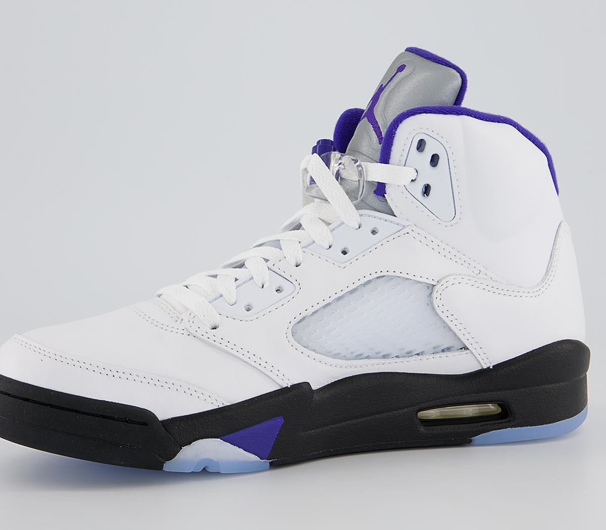 JordanAir Jordan 5 TrainersWhte Dark Concord Black
