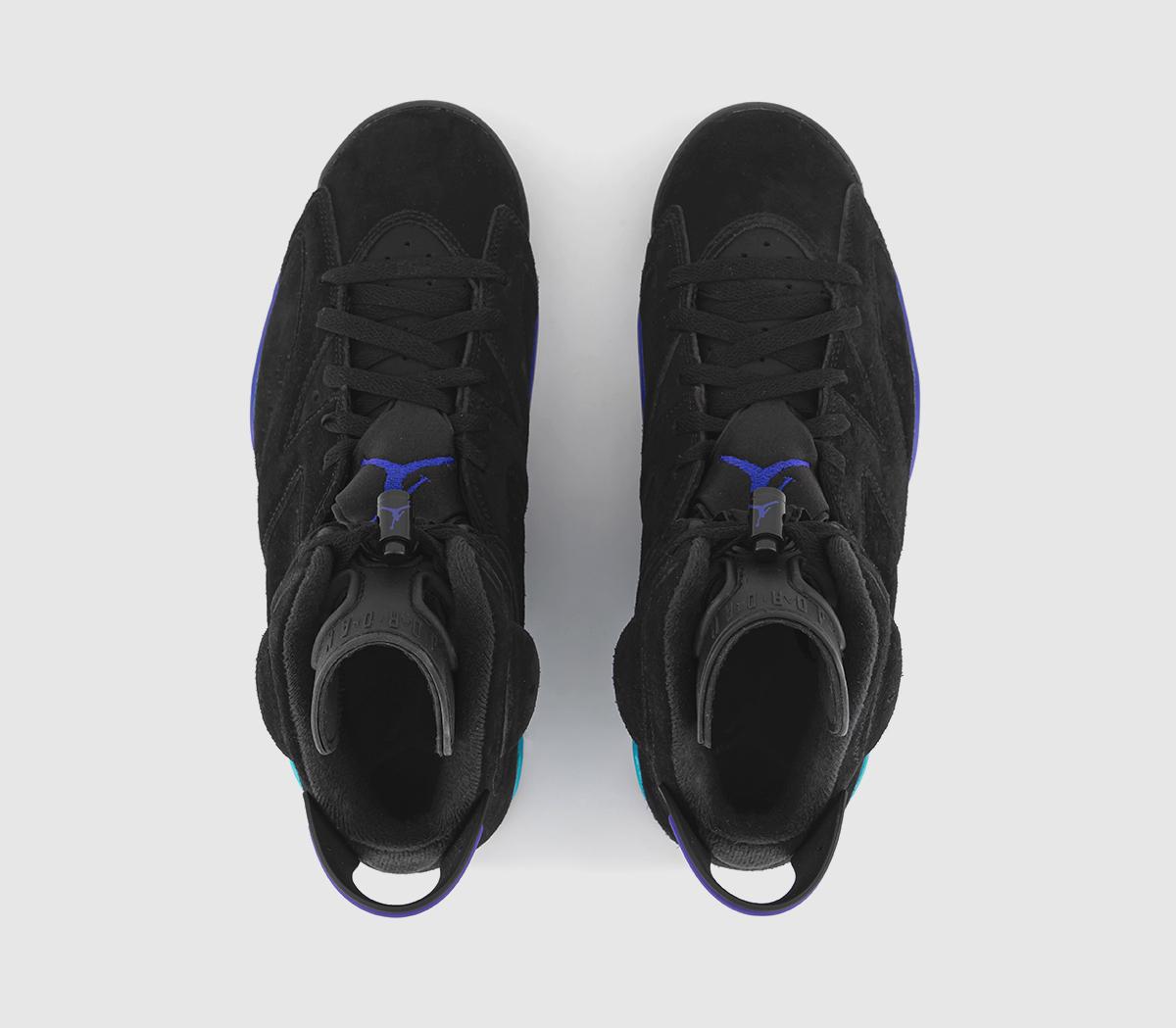 JordanAir Jordan 6 TrainersBlack Bright Concord Aquatone