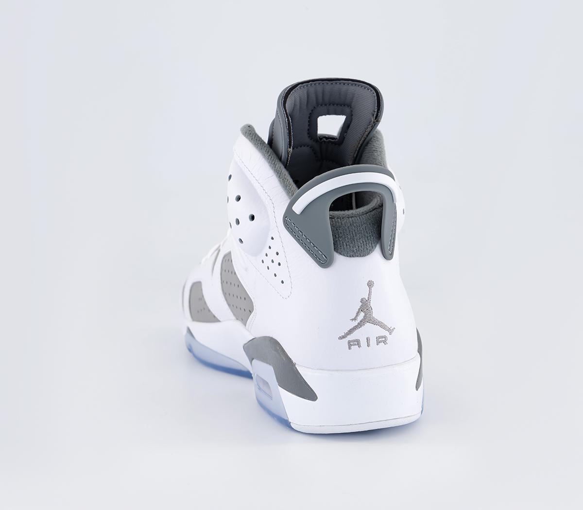 JordanAir Jordan 6 Trainers White Medium Grey Cool Grey