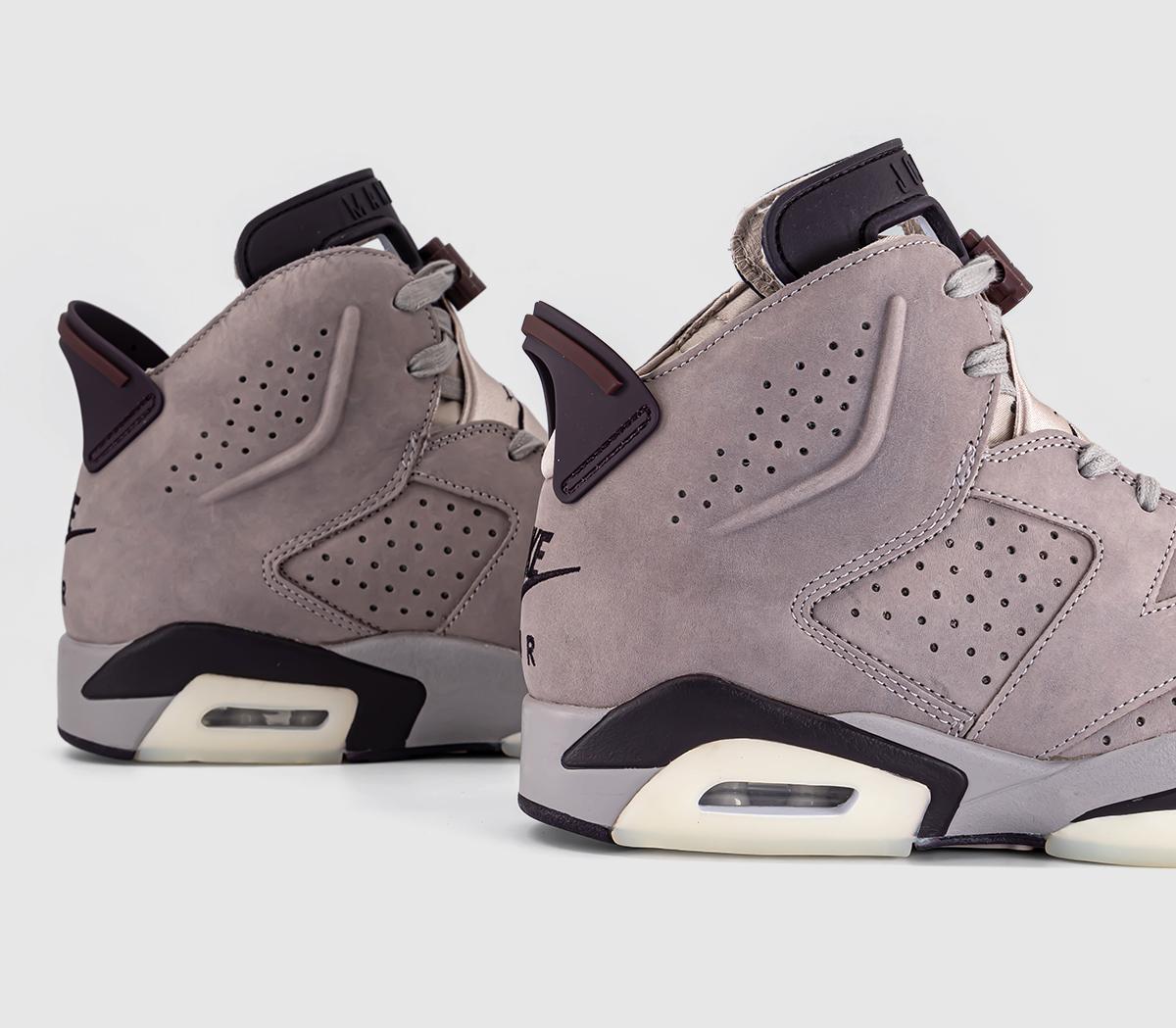 JordanAir Jordan 6 x A Ma Maniere Trainers A Ma Maniere Smokey Mauve Black Diffused Taupe Cam