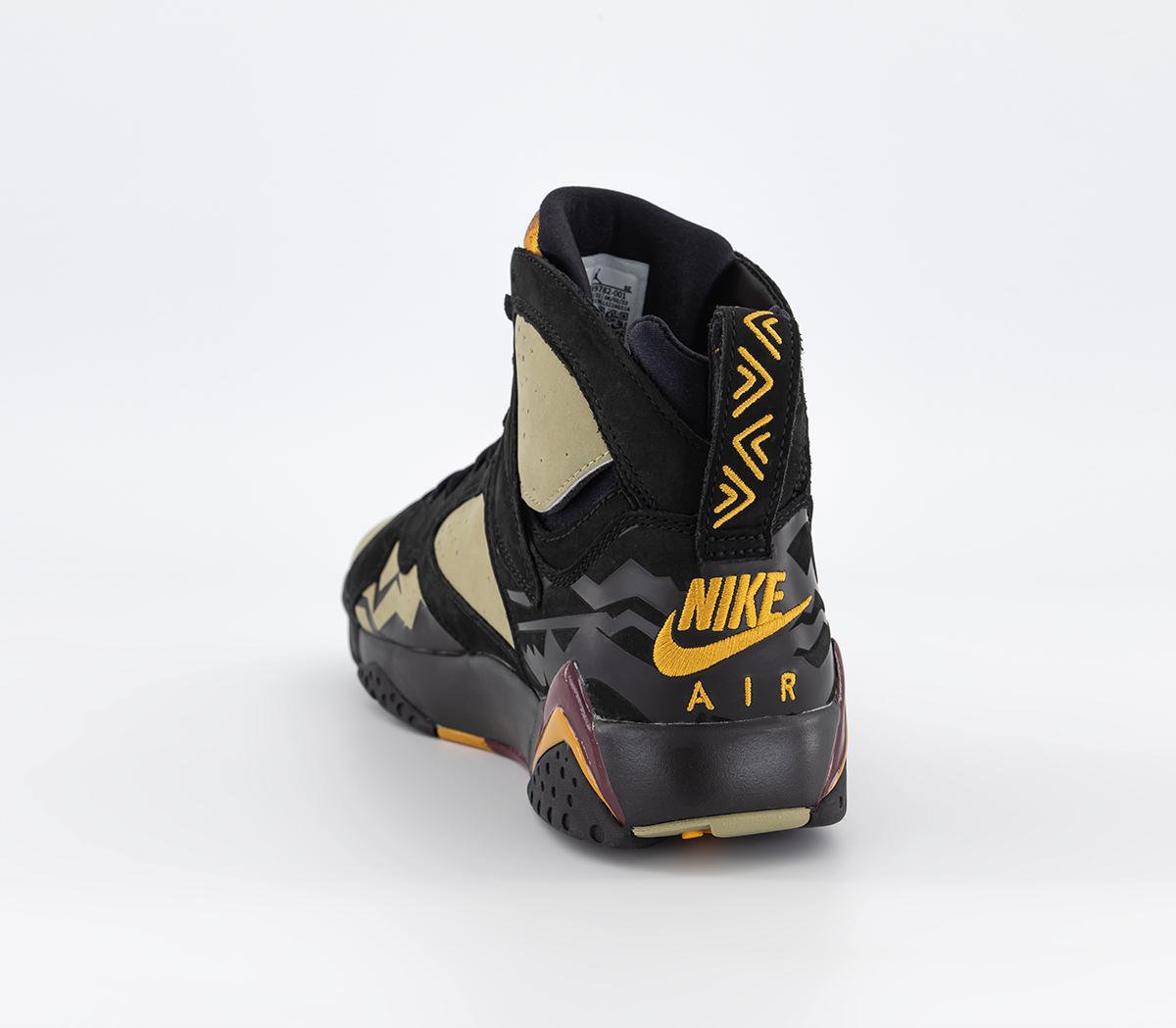 JordanAir Jordan 7 TrainersBlack Cherrywood Red Neutral Olive