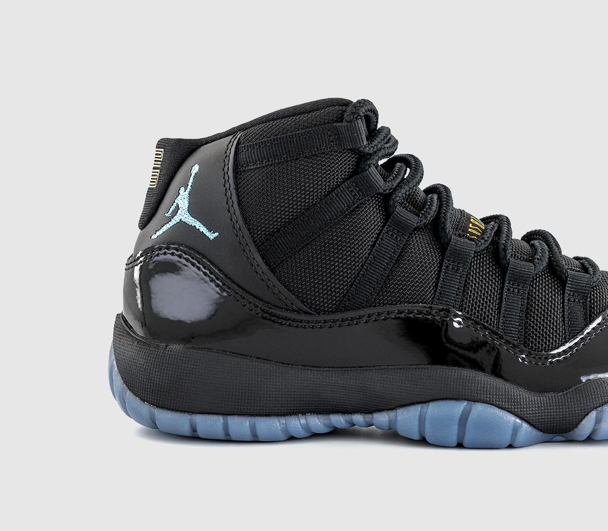 jordan 11 retro black gamma blue