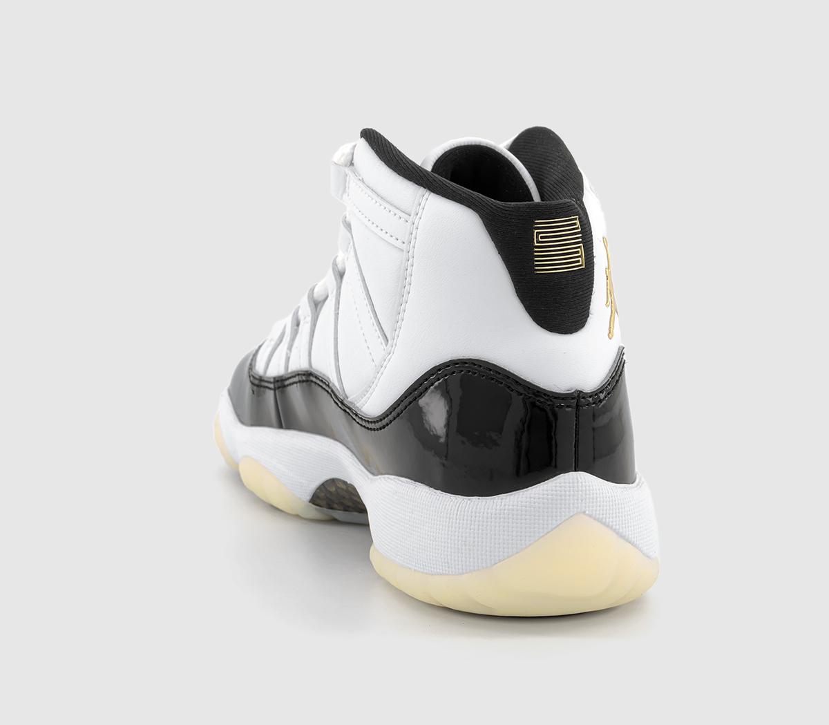 JordanJordan 11 GS TrainersWhite Metallic Gold Black