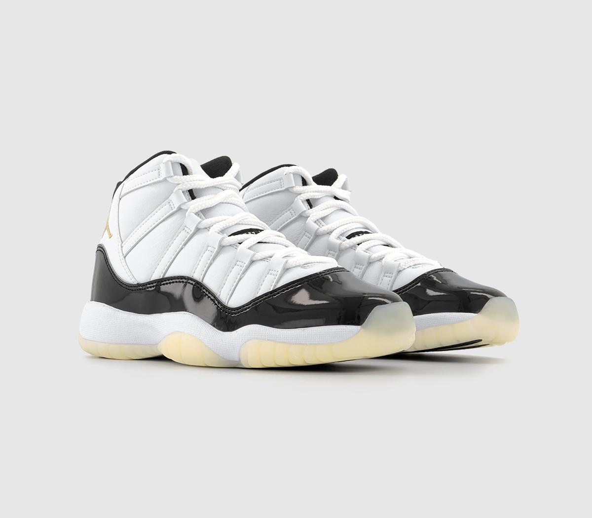 JordanJordan 11 GS TrainersWhite Metallic Gold Black