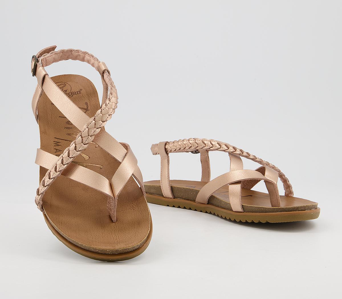 Blowfish Malibu Mallorca Braid Sandals Blowfish Malibu Mallorca Braid Sandals Rose Gold