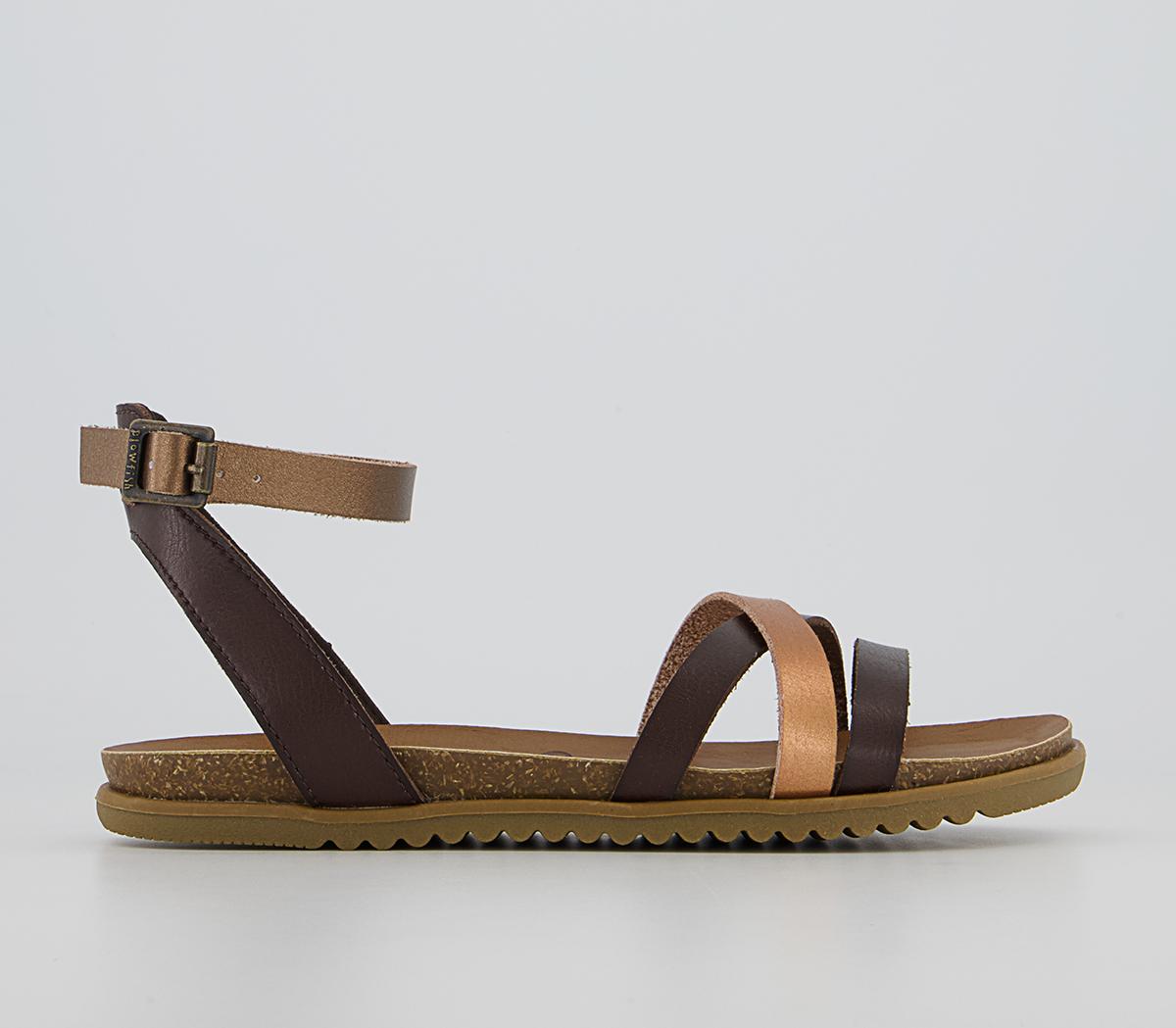 Blowfish Malibu Maylie Sandals Blowfish Malibu Maylie Sandals Tobacco Multi