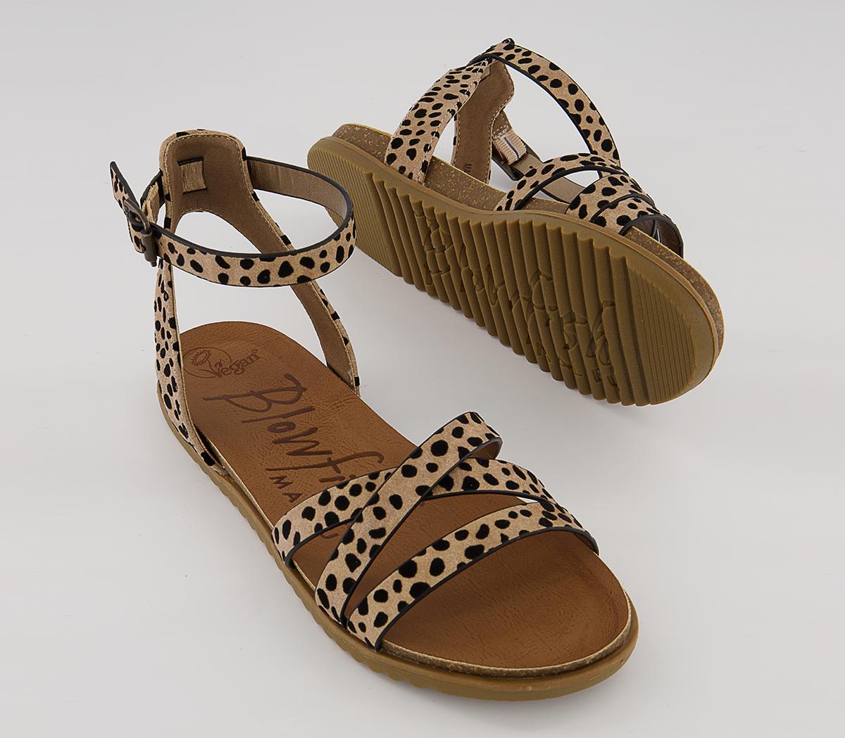 Blowfish Malibu Maylie Sandals Leopard - Women’s Sandals