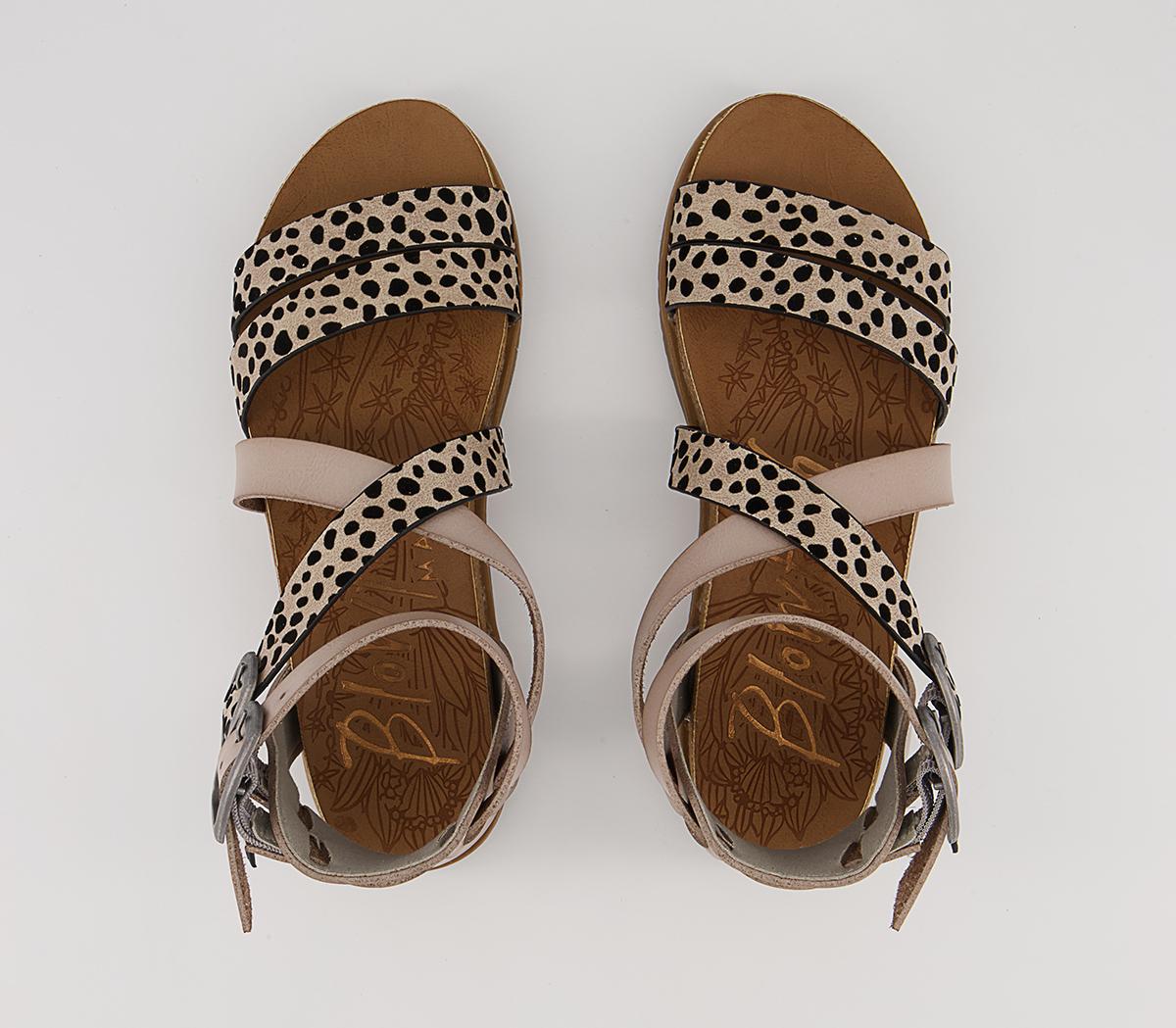 Blowfish Malibu Fandie Sandals Whitesands Pixie Leopard - Women’s Sandals
