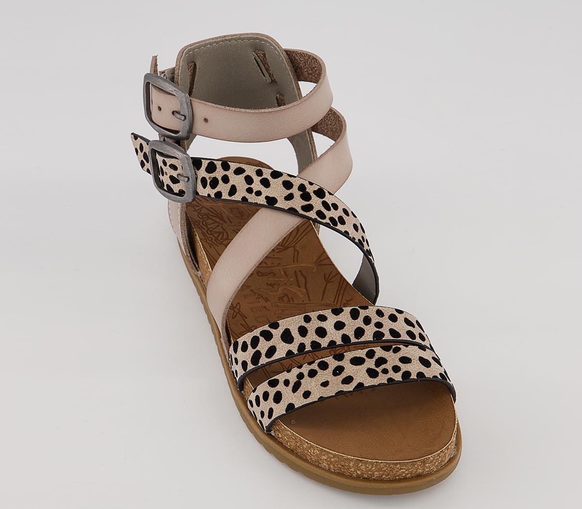 Blowfish Malibu Fandie Sandals Whitesands Pixie Leopard - Women’s Sandals