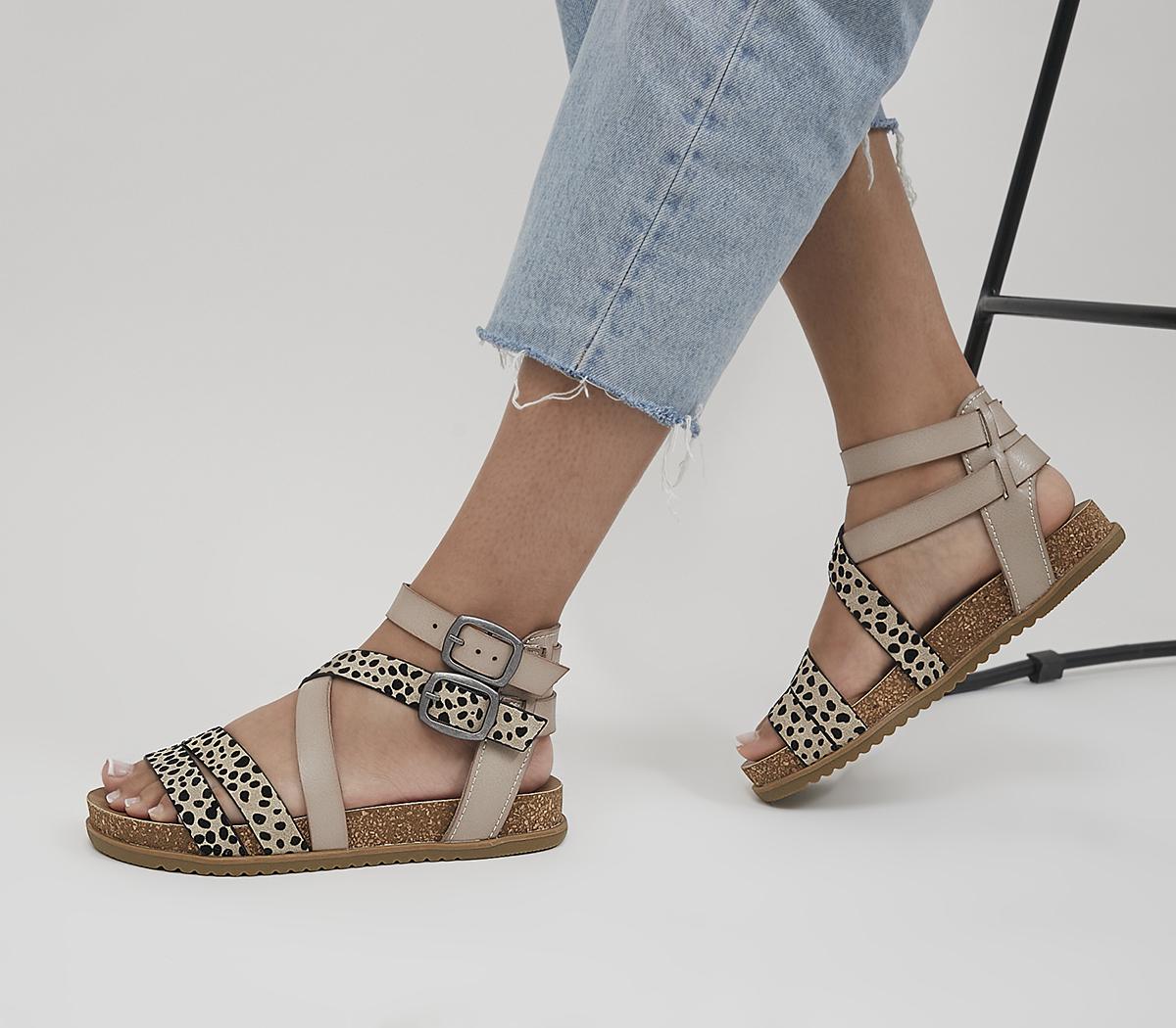 Office on sale leopard sandals