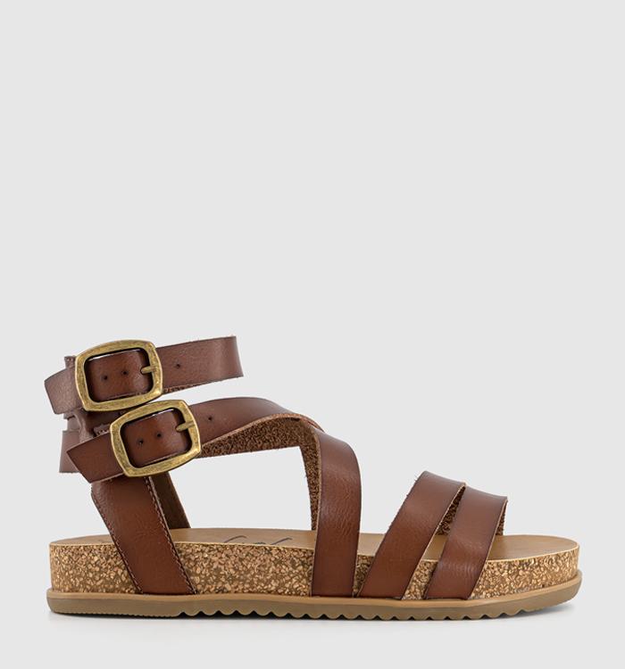 Buy Copper Flat Sandals for Women by Metro Online | Ajio.com