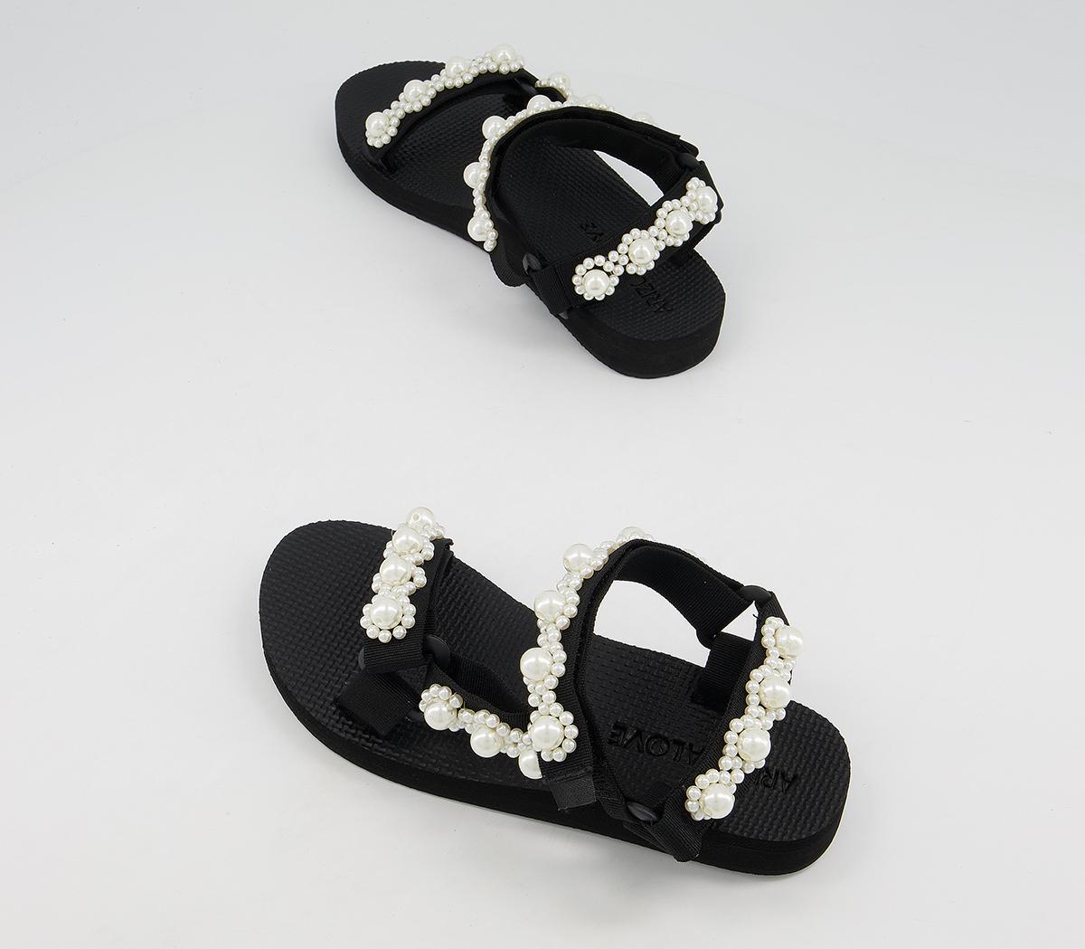 Arizona LoveTrekky Pearl SandalsBlack White Pearl