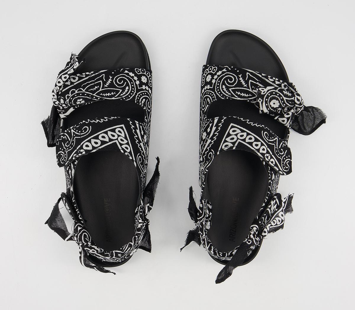 Arizona Love Apache Bandana Sandals Arizona Love Apache Bandana Sandals Black