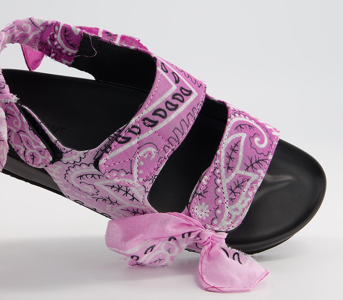 Arizona Love Apache Bandana Sandals Arizona Love Apache Bandana Sandals Pink