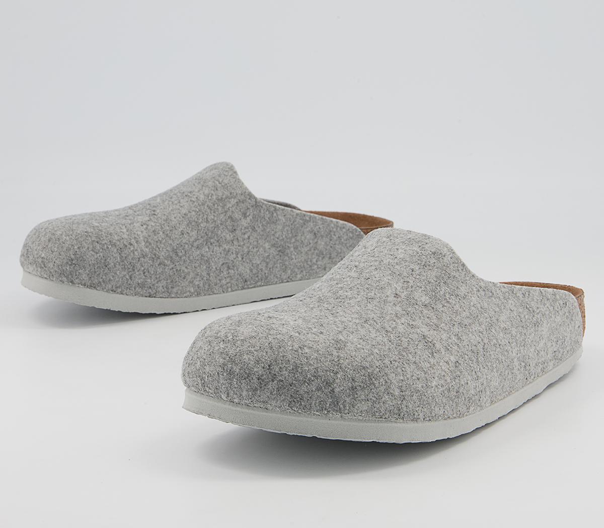 BIRKENSTOCK Amsterdam Vegan Clogs BIRKENSTOCK Amsterdam Vegan Clogs Light Grey