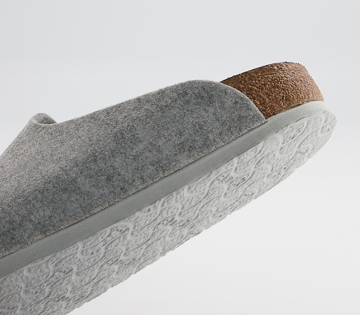 BIRKENSTOCK Amsterdam Vegan Clogs BIRKENSTOCK Amsterdam Vegan Clogs Light Grey