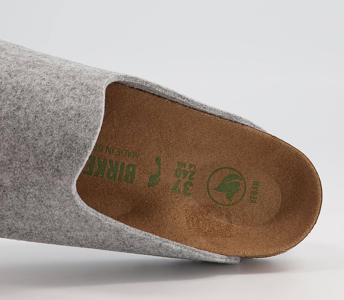 BIRKENSTOCK Amsterdam Vegan Clogs BIRKENSTOCK Amsterdam Vegan Clogs Light Grey