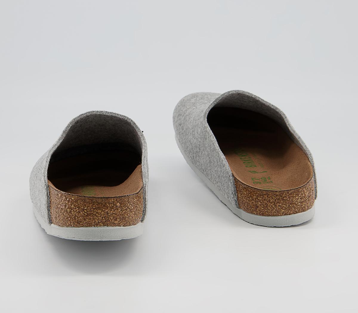 BIRKENSTOCK Amsterdam Vegan Clogs BIRKENSTOCK Amsterdam Vegan Clogs Light Grey