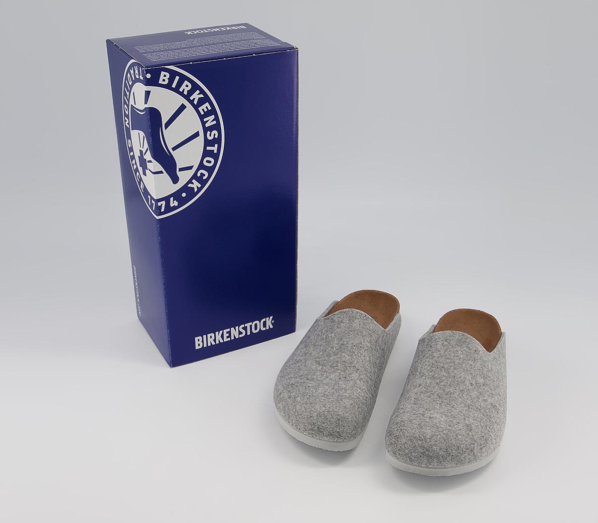 BIRKENSTOCK Amsterdam Vegan Clogs BIRKENSTOCK Amsterdam Vegan Clogs Light Grey