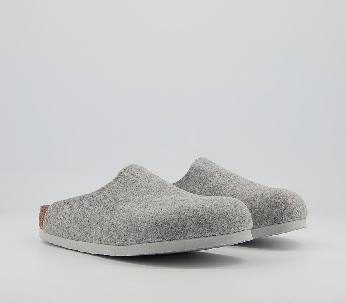 BIRKENSTOCK Amsterdam Vegan Clogs BIRKENSTOCK Amsterdam Vegan Clogs Light Grey