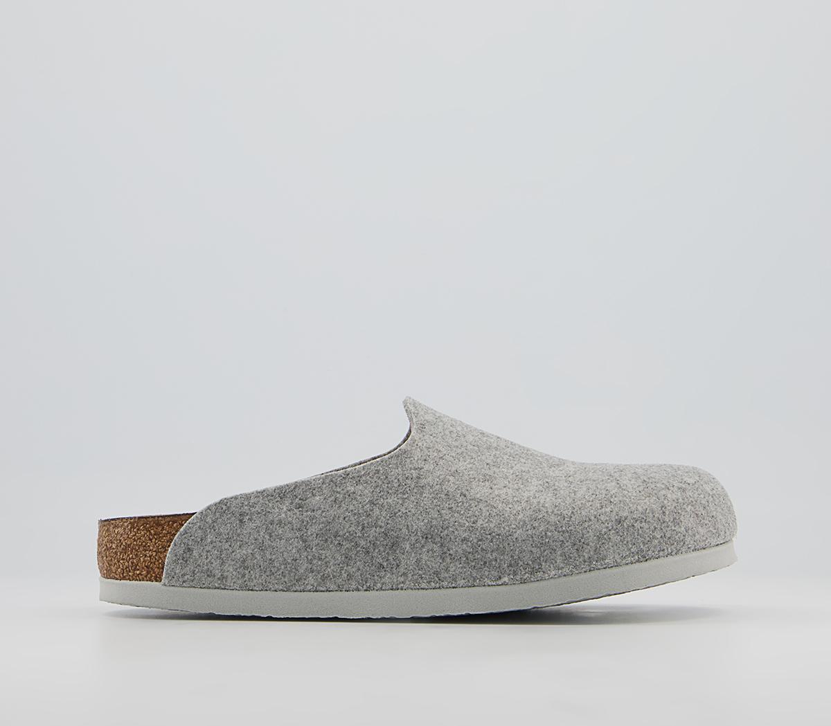 BIRKENSTOCK Amsterdam Vegan Clogs BIRKENSTOCK Amsterdam Vegan Clogs Light Grey
