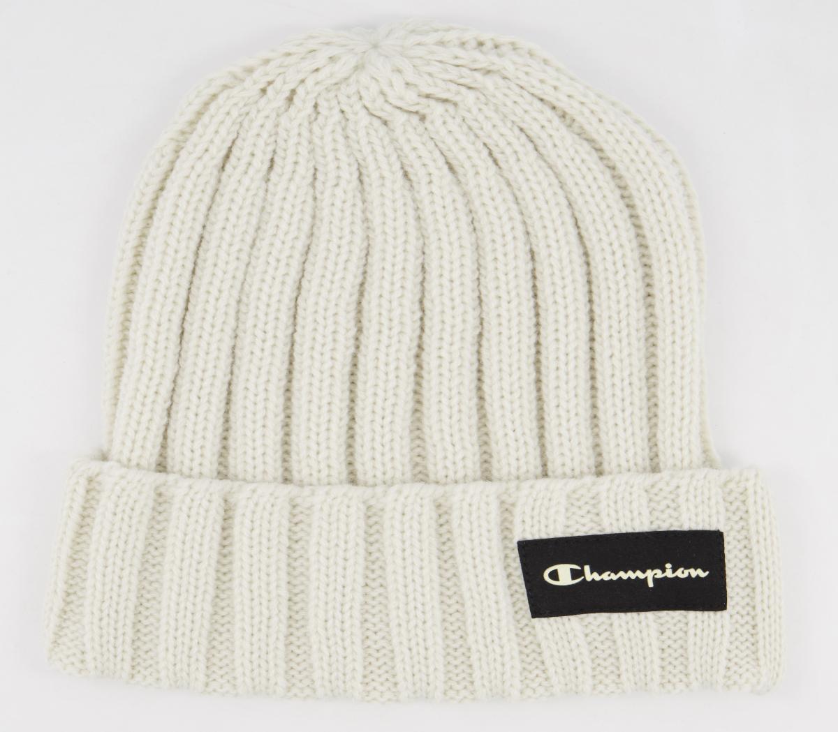 cream champion beanie